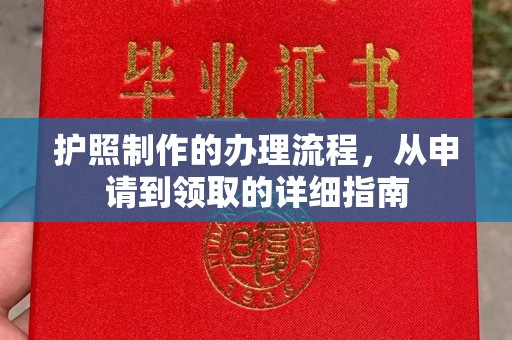 杨陵护照制作的办理流程，从申请到领取的详细指南